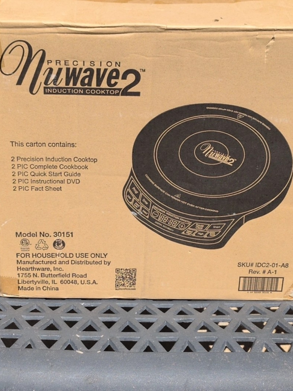 1 Precision Induction Cooktop 2 - Black